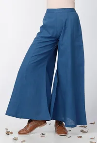 Blue Cotton Cullottes image 3