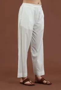Solid Cotton Straight Pant image 2