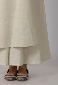 Sea Green Cotton Khadi Kurta image 6