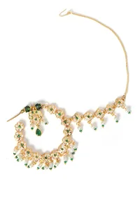 Zamrud Pearl Chandbali Nath image 2