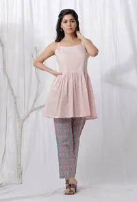 Baby Pink Cotton Slip Top image 1