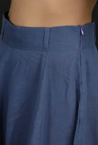 Prussian Blue Solid Pallazo image 5