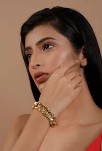 Oma Copper Chained Braclet image 1