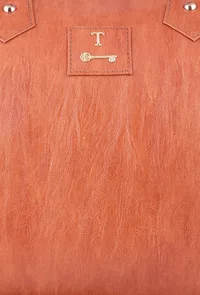 Tan Hand Bag (13"x10"x6") image 6