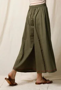 Peepal Cotton Slub Culottes image 5