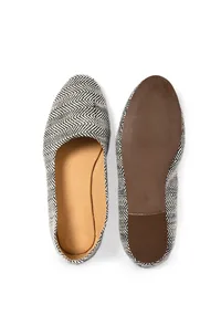 Rose Pink and Black Pure Hemp Ballerinas image 3