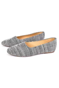 Rose Pink and Black Pure Hemp Ballerinas image 4