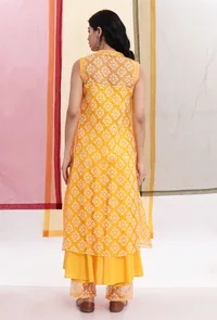 Bumblebee Yellow Brasso Organza Wrap Around Overlay image 4