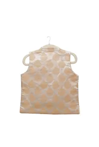 Beige Brocade Nehru Jacket image 2