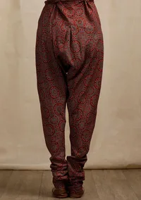 Red Ajrakh Print Churidar image 2