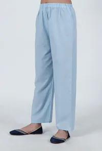 Sky Blue Cotton Pant image 2