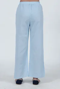 Sky Blue Cotton Pant image 4