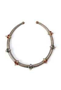 Red and Green Ornate Hasli image 2