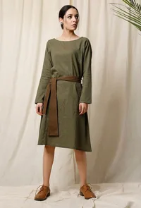 Devdar Cotton Slub Phiran Dress image 3