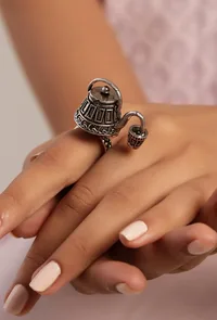 Teapot and Cup Delight Ring image 1