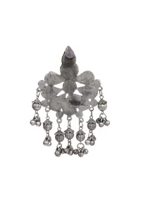 Lightweight Designer Multi Color Glass Meena Flower Design Partywear Earring image 4