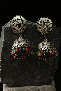 Mantra Melody Multicolour Jhumkas image 1