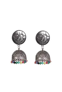 Mantra Melody Multicolour Jhumkas image 2