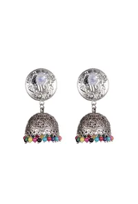 Mantra Melody Multicolour Jhumkas image 3