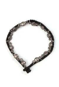 Single Chain Black Thread Anklet image 2