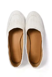 Sand White Pure Hemp Loafers image 2