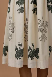 Sandra Floral Hand Block Printed Cotton Flex Dress image 6