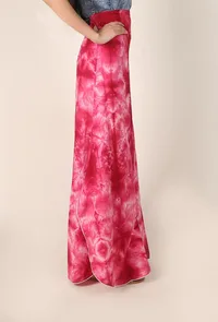 Rose Pink Clamp Dyed Palazzo image 3