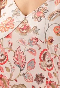 Ambi Floral Chintz Sleeveless Straight Kurta image 5