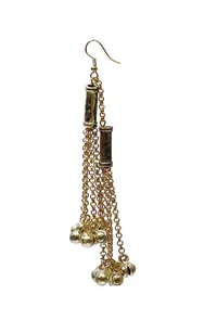 Nazron Tribal Brass Earrings image 3
