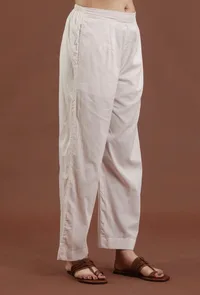 Solid Cotton Straight Pant image 2