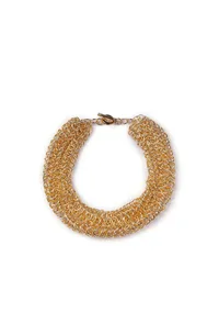 Multi Layered Rose Gold Chain Necklace image 2