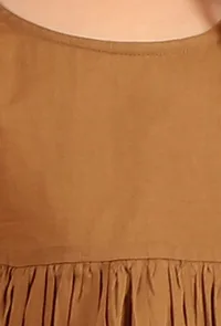 Set Of 2: Brown Mul Mul Short Dress With Shorts image 4