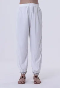 White Lurex Pant image 1