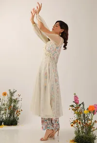 Lilybeth Organza Angrakha Kurta image 2