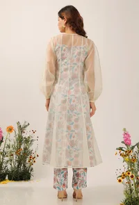 Lilybeth Organza Angrakha Kurta image 3