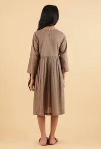 Cedar Brown Mulmul Dress image 4
