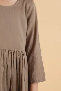 Cedar Brown Mulmul Dress image 6