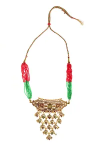 Antique Gold Navrang Necklace image 2