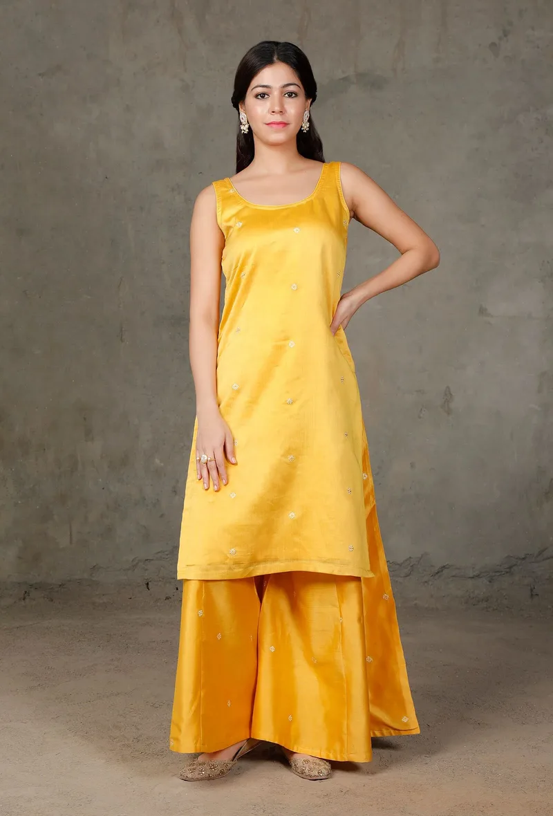 Tuscan Chanderi Kurta