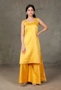 Tuscan Chanderi Kurta image 1