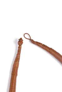 Coco Brown Cruelty Free Leather Layered Necklace image 4