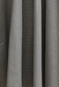 Grey Hand-Block Printed Halter Neck Dress image 6