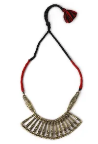 Mayurakshi German Silver Necklace image 2