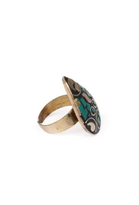 Laq Fashionable Light Weight Multi color Ring image 4