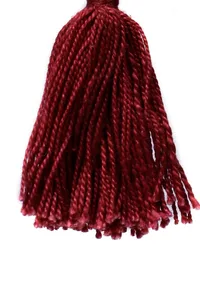 Maroon Tribal Thread Earrings image 4