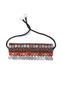 Red and Orange Kutch Choker image 2
