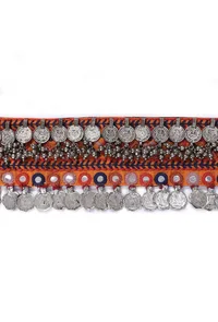 Red and Orange Kutch Choker image 4