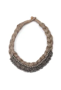 German Silver With Gunguru Jute Necklace Set image 3