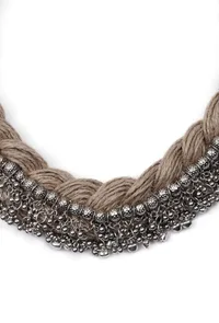 German Silver With Gunguru Jute Necklace Set image 6