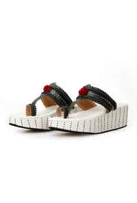 Back to School Kolhapuri Inspired Wedges image 4